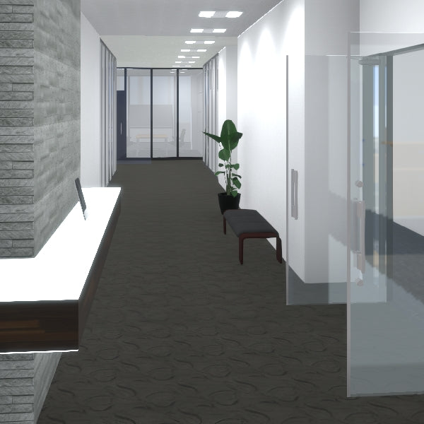 漫画で使える3D背景 大規模オフィス(3DマイホームデザイナーPROシリーズ用)