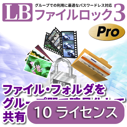 LB ファイルロック3 Pro ダウンロード版 10ライセンス
