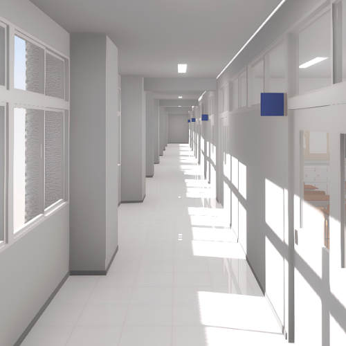 漫画で使える3D背景 学校/教室（3DマイホームデザイナーPROシリーズ用）